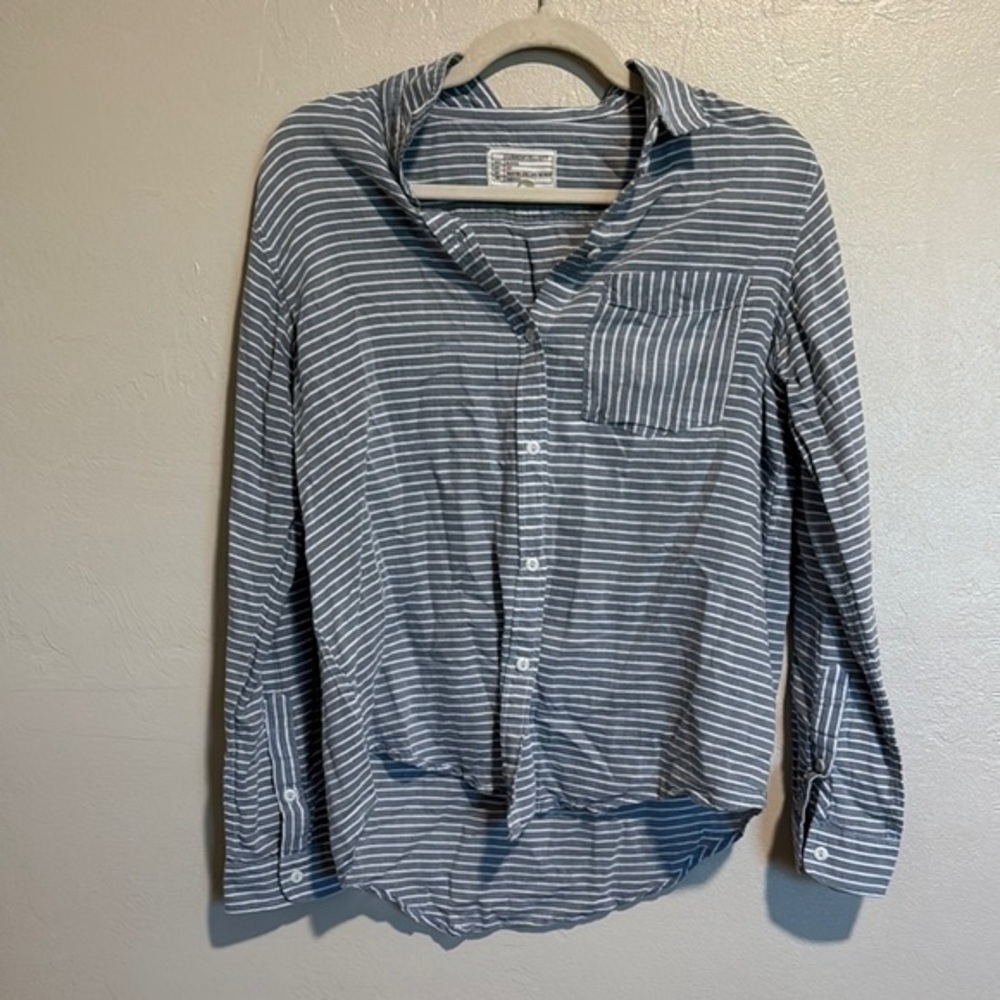 Current/Elliott Blue Striped Shirt size 1